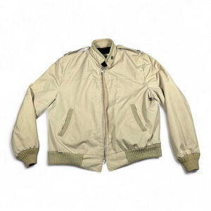 Vintage Casualcraft Jacket Adult EXTRA LARGE Brown Bomber John Weitz Canvas 60s